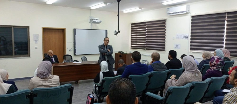 من فعاليات ورشة عمل ( تسكين المؤهلات وإعداد الخطة الإستراتيجية ) في كلية الذكاء الإصطناعي