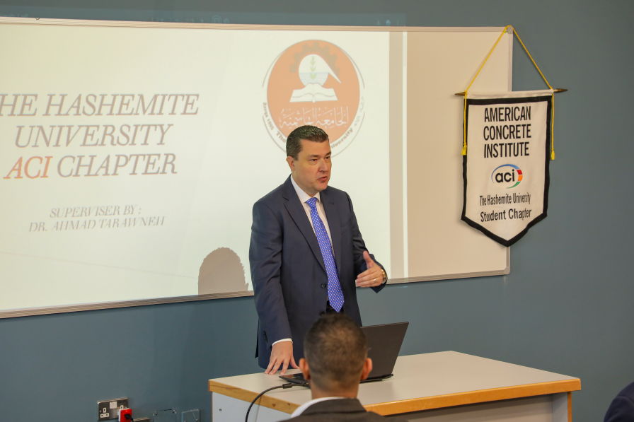 الهاشمية" تستضيف الملتقى السنوى للفروع الطلابية في الجامعات المُنظمة للجمعية الأمريكية للخرسانة