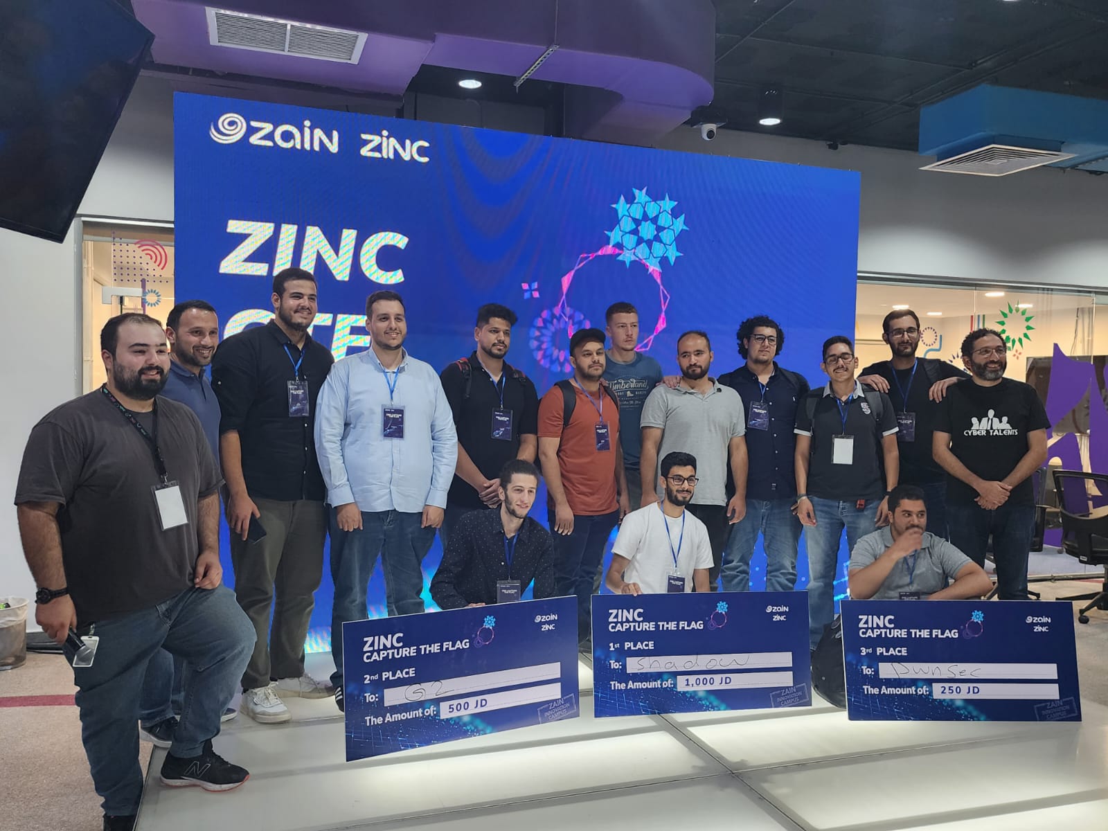 جامعة العلوم والتكنولوجيا تحصد المراكز الثلاثة الأولى في مسابقة منصّة زين للإبداع (ZINC)