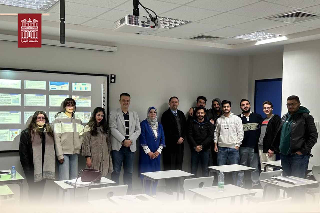 كلية الهندسة في جامعة البترا تستضيف المديرة التنفيذية لشركة استشارات المياه والطاقة والبيئة