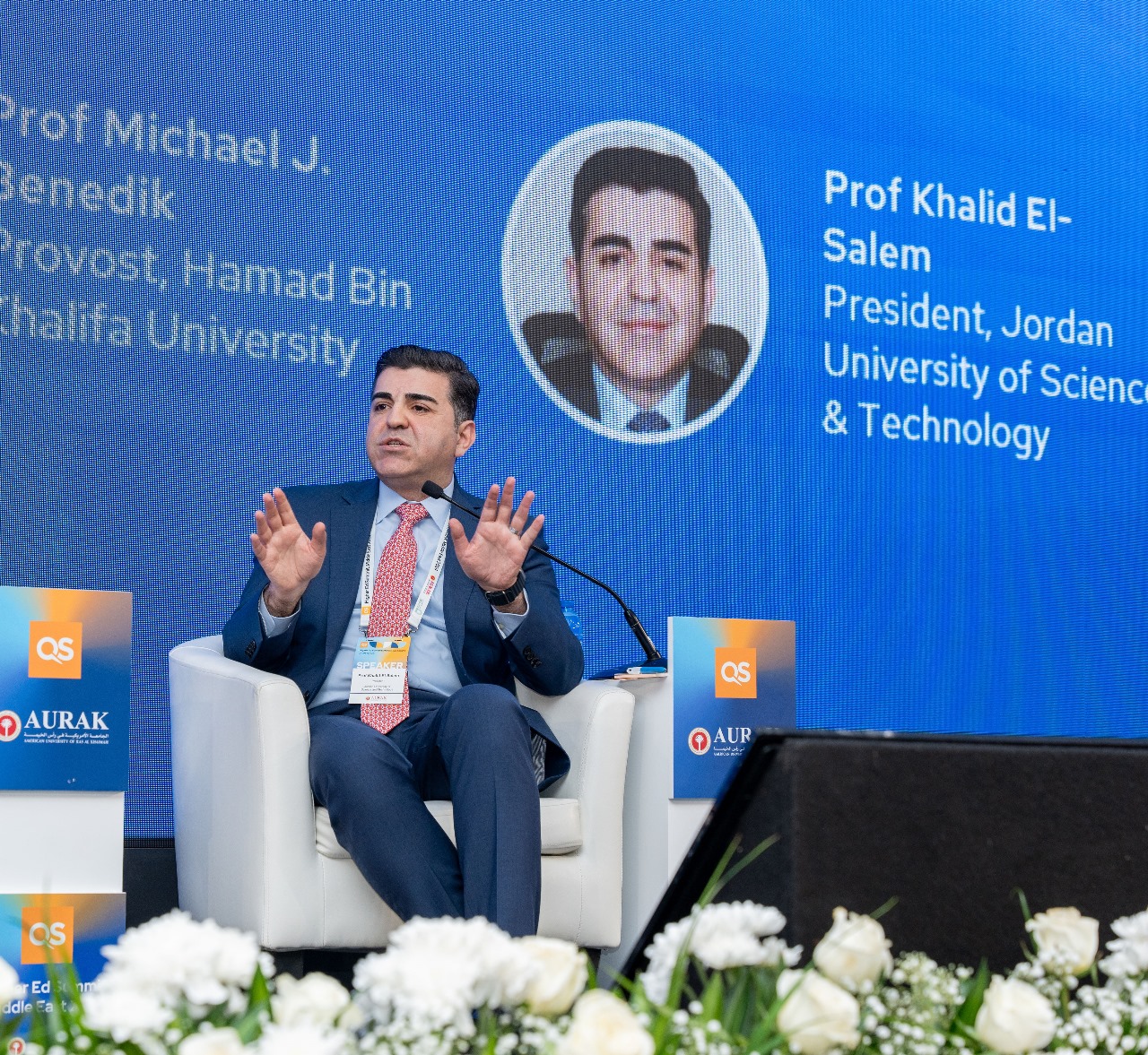 السالم يشارك في مؤتمر الكيو إس QS كمحاور رئيس