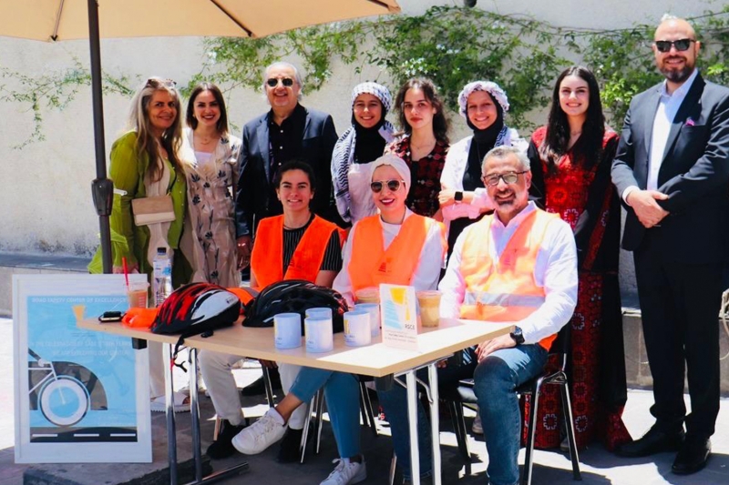 مركز التميز للسلامة المرورية في الجامعة الألمانية الأردنية ينظم محاضرة وأنشطة حول السلامة المرورية