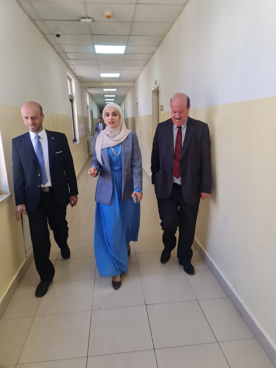 البشيتي تتفقد سير امتحانات الكفاءة الجامعية بجامعة جدارا