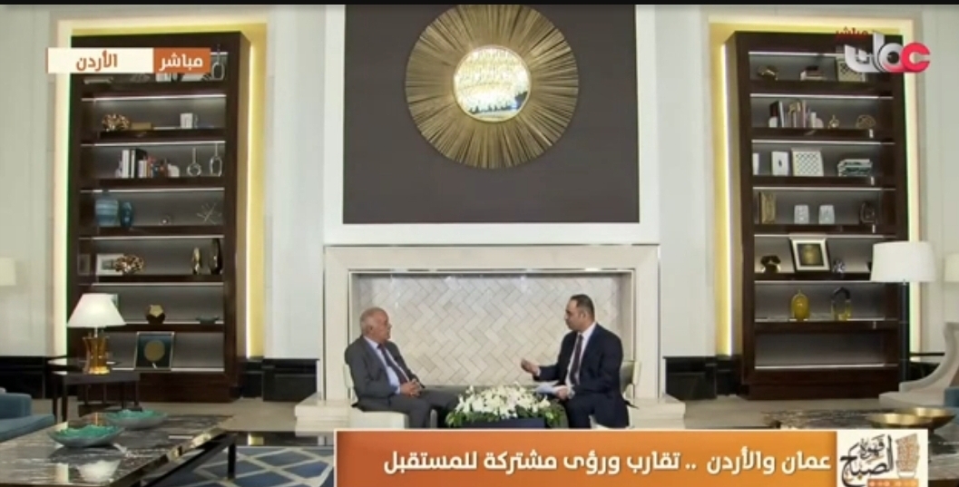 لقاء متلفز مع الأستاذ الدكتور عليان الجالودي على التلفزيون العُماني