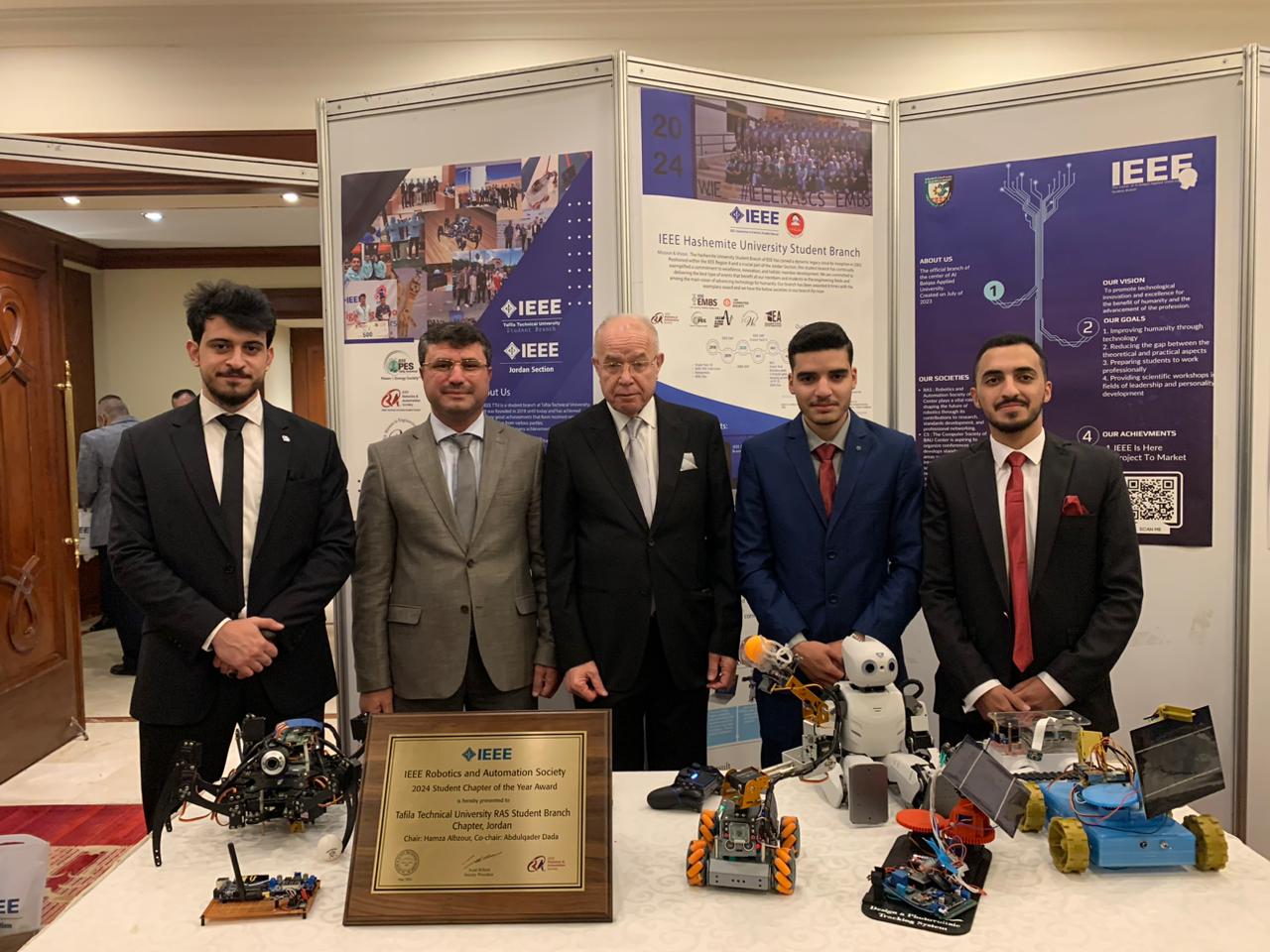 مجمع مهندسي الكهرباء والإلكترونيات IEEE فرع الأردن تكرم جامعة الطفيلة التقنية