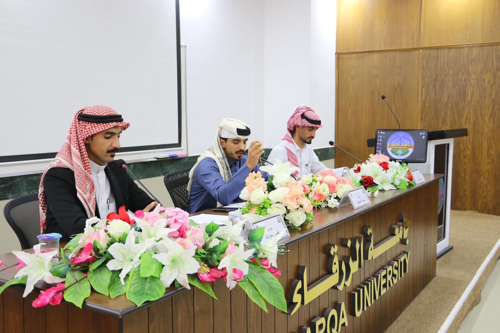 شؤون طلبة الزرقاء تنظم أصبوحة شعرية نصرة للاهل في غزة