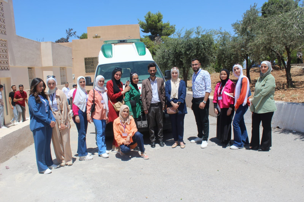 حملة للتبرع بالدم في كلية الاميرة رحمة الجامعية لمستشفى الشونة الجنوبية