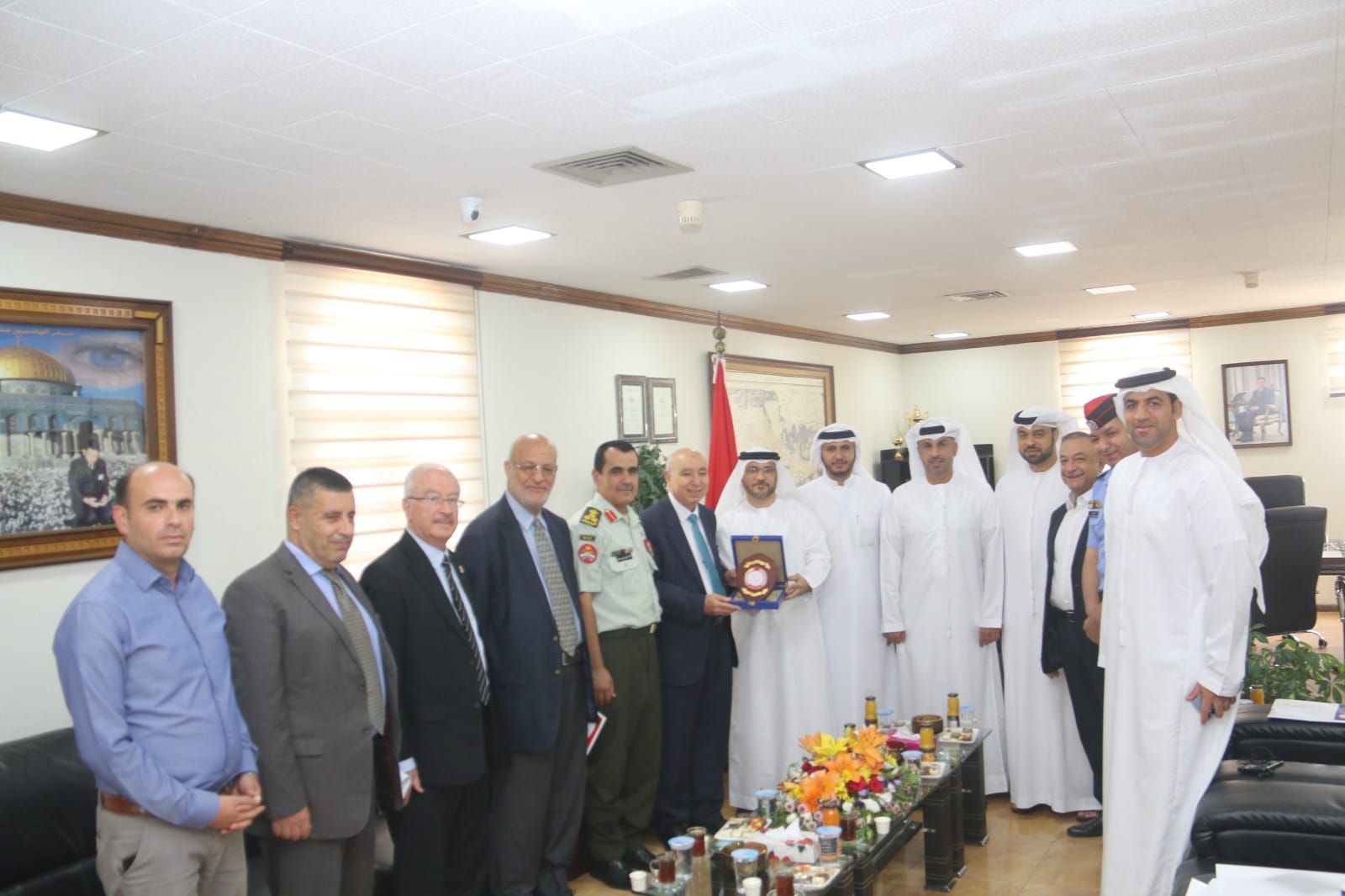 مؤتة :وفد من دولة الإمارات العربية المتحدة يزور الجامعة.