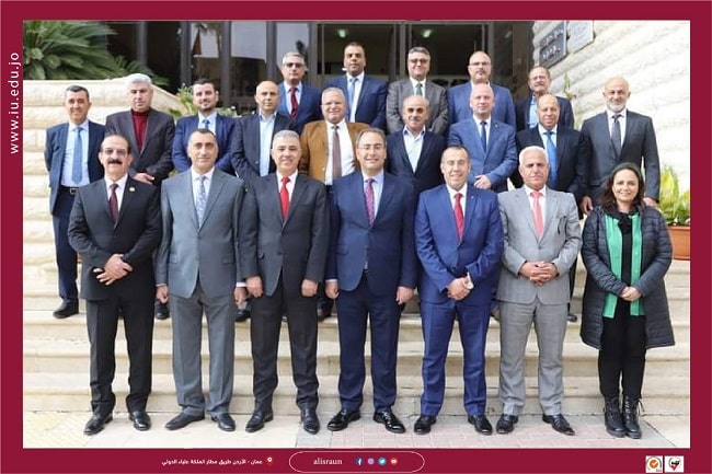 جامعة الاسراء تشارك باجتماع الاتحاد الرياضي للجامعات